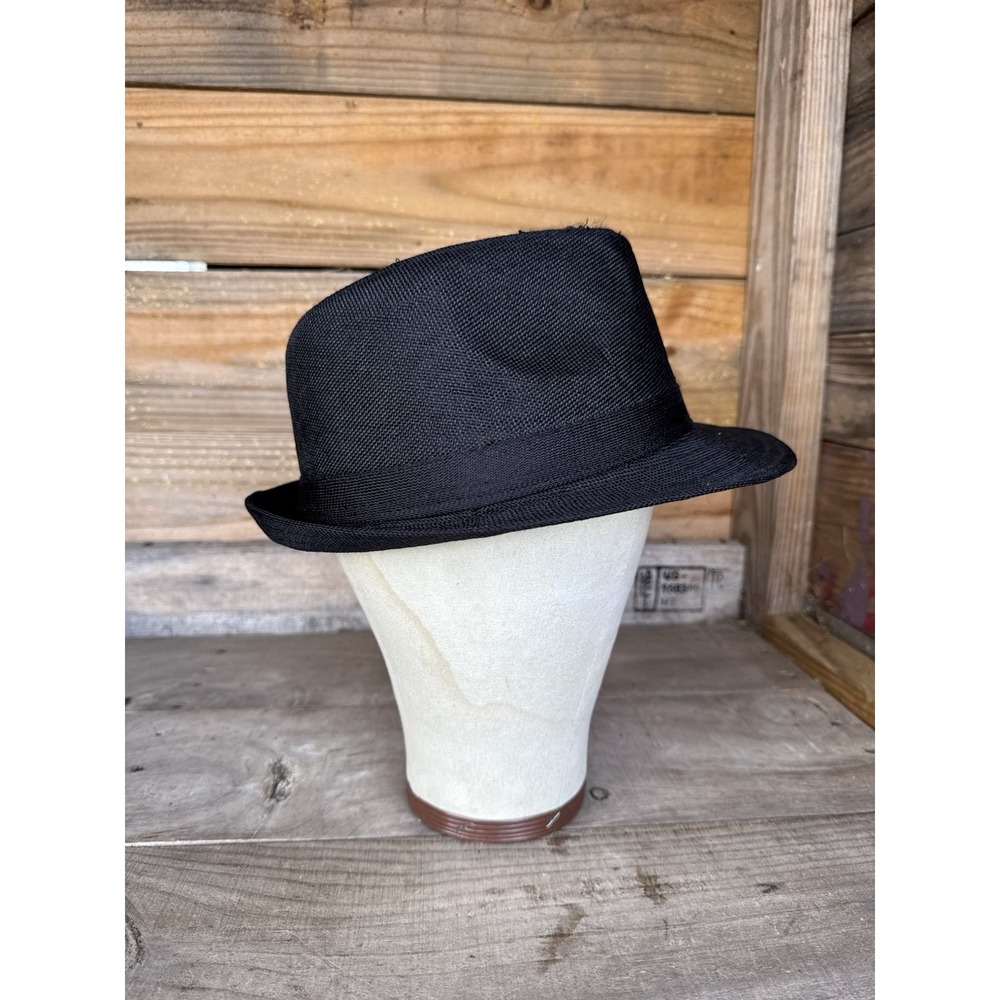 Nollia Men's Fedora Hat 100% Linen Color Black Light Weight Stylish Hat